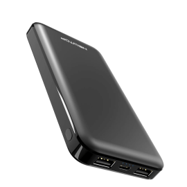 NEWTOP PB30 Power Bank 10000mAh Nero - Ricarica Portatile e Duratura